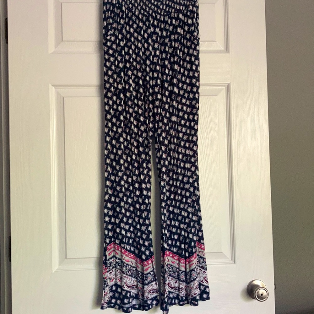 Soft printed pants